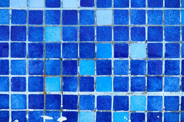 modré keramické obklady